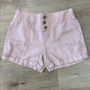 Pink Aerie Button Shorts Sz M